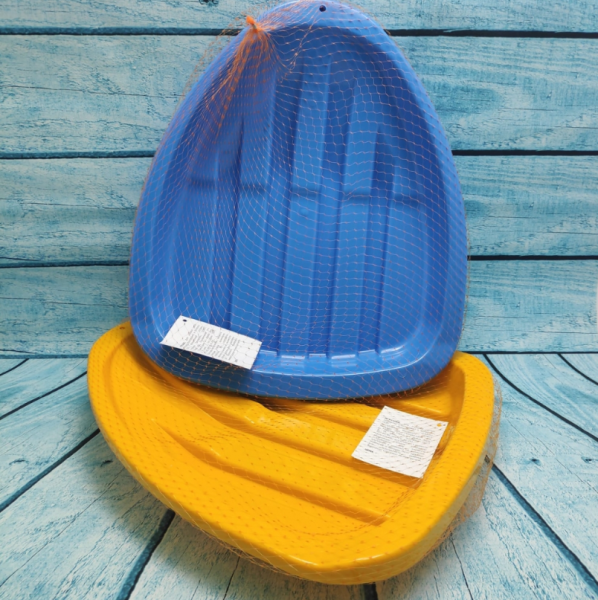 Детские салазки (салазка) ледянки Нордпласт (38х43х6см) / Санки - ледянки термоустойчивые